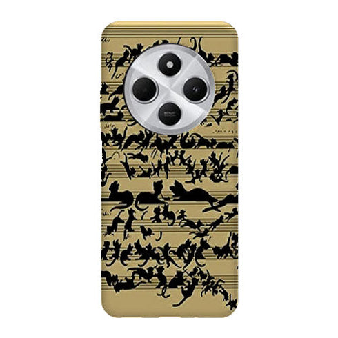 Coque Xiaomi Redmi 14C Clef musicale pour chat