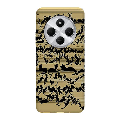 Coque Xiaomi Redmi 14C Clef musicale pour chat