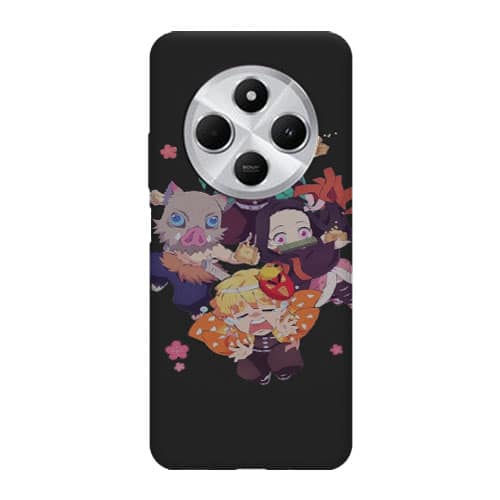 Coque Xiaomi Redmi 14C Demon Slayer Chibi