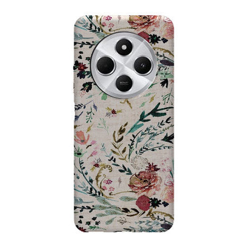 Coque Xiaomi Redmi 14C Fable Florale | Housse silicone, antichocs, protection optimale - Motif floral