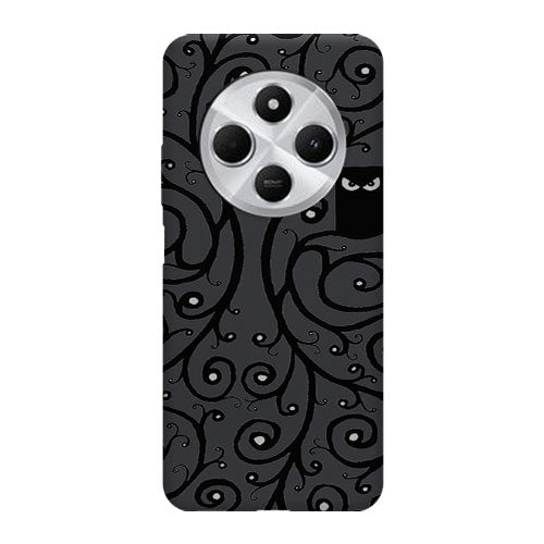 Coque Xiaomi Redmi 14C Hibou Noir et Blanc
