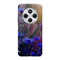 Coque Xiaomi Redmi 14C Jardin Fleuri Violet Doré | Housse silicone, antichocs, protection optimale - Motif floral