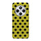 Coque pour Xiaomi Redmi 14C Jaune à Pois Noirs