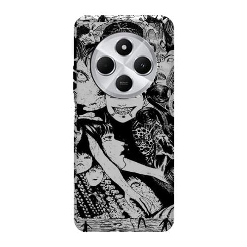 Coque Xiaomi Redmi 14C Junji ito Collage