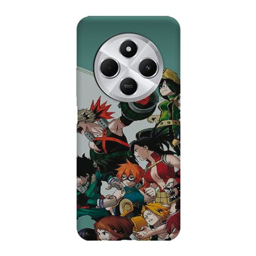 Coque Xiaomi Redmi 14C My Hero Academia fight adn