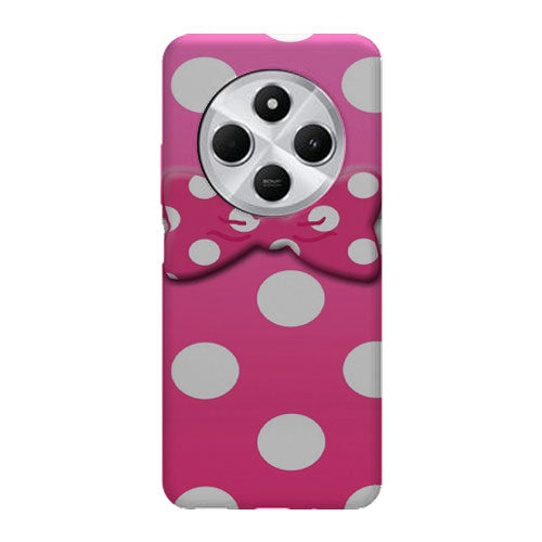 Coque pour Xiaomi Redmi 14C Minnie Noeud Rose