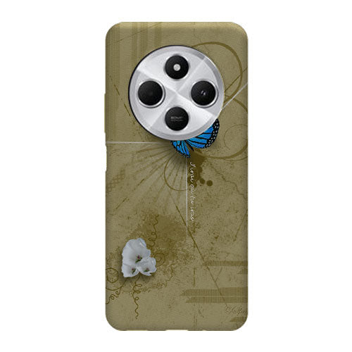 Coque Xiaomi Redmi 14C Papillon Bleu