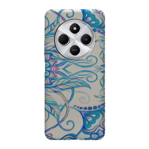 Coque pour Xiaomi Redmi 14C Vintage Pearl Floral