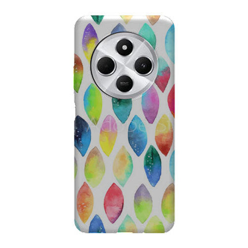 Coque A17 5G Plumes Watercolors pour Xiaomi
