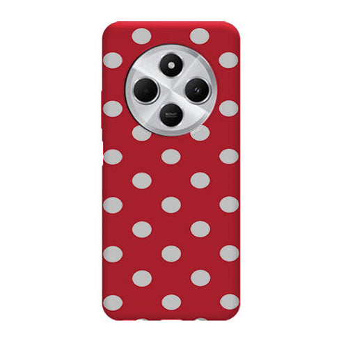 Coque pour Xiaomi Redmi 14C Rouge à Pois