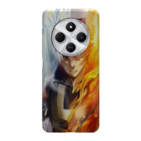 Coque Xiaomi Redmi 14C Shoto todoroki ice and fire