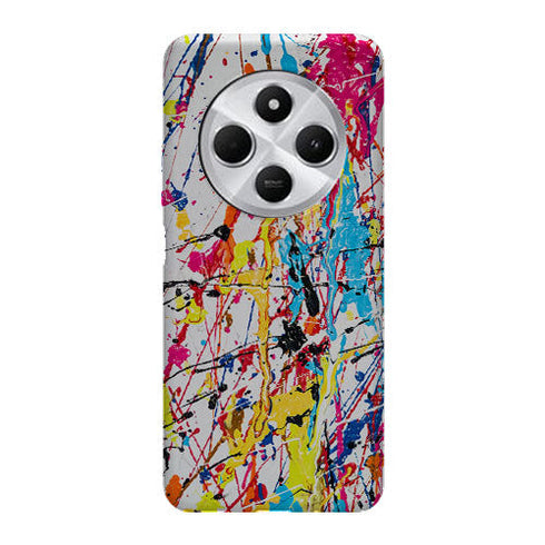 Coque pour Xiaomi Redmi 14C Splash Paint Arc en ciel