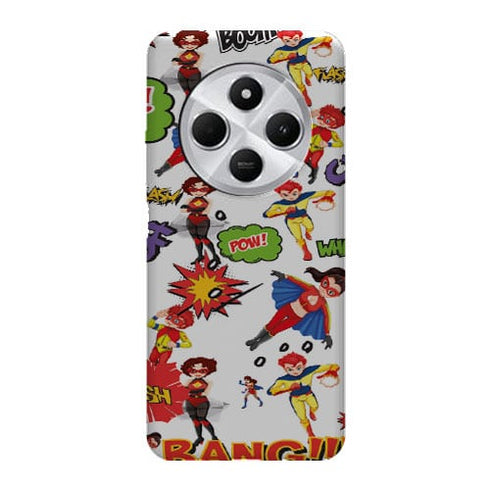 Coque Xiaomi Redmi 14C Super Hero Blanc