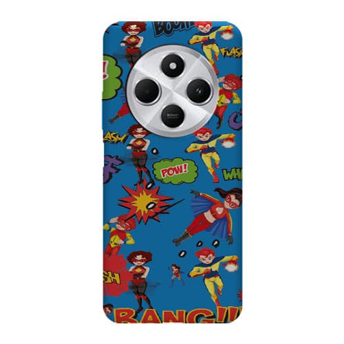 Coque Xiaomi Redmi 14C Super Héros Bleu