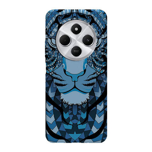 Coque Xiaomi Redmi 14C Tigre Bleu Aztec