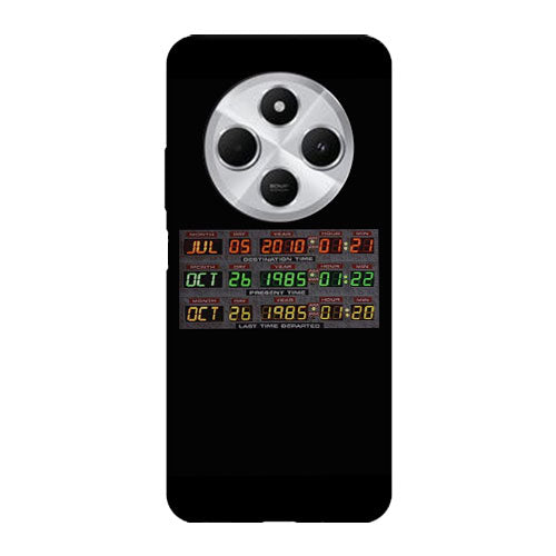 Coque Xiaomi Redmi 14C originale Time Machine Back To The Future