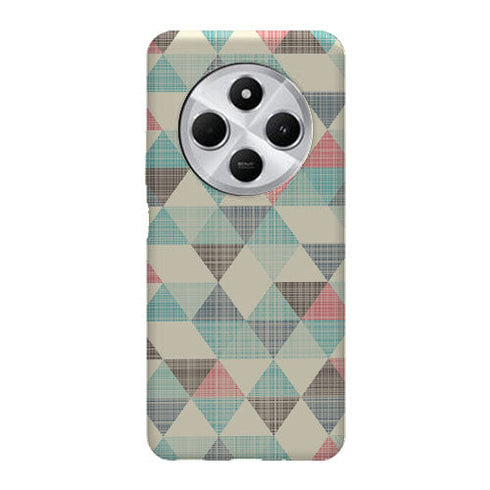 Coque pour Xiaomi Redmi 14C Triangles Vintage