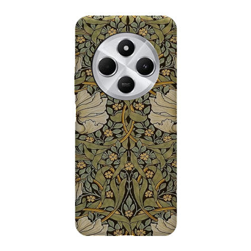 Coque Xiaomi Redmi 14C William Morris Pimpernel | Housse Antichoc Silicone Souple, Ultra Fine, Protection intégrale, Motif Floral
