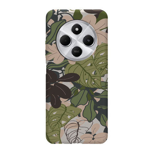 Coque Xiaomi Redmi 14C Bohemian Tropical Foliage | Housse silicone, antichocs, protection optimale - Motif floral