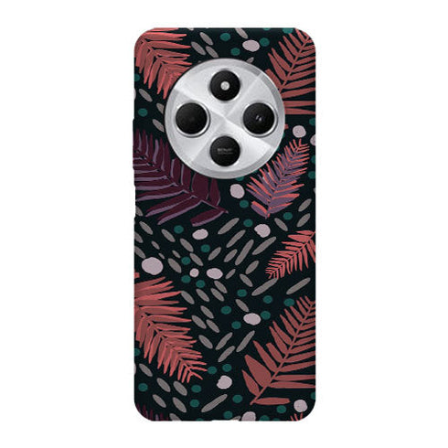 Coque Xiaomi Redmi 14C Bungalow Nights | Housse silicone, antichocs, protection optimale - Motif floral Violet