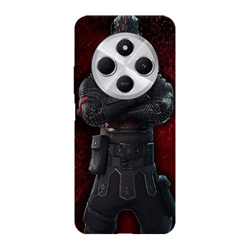 Coque Xiaomi Redmi 14C Chevalier noir Fortnite | Housse silicone, Protection optimale - Motif Jeux video Gaming