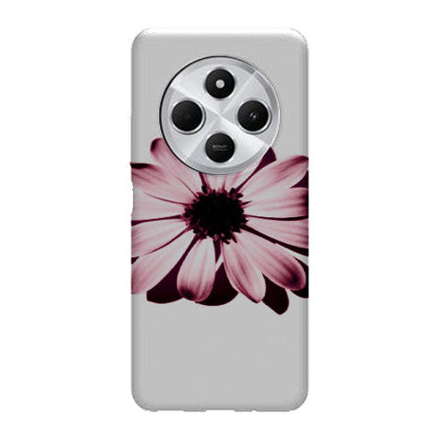 Coque Xiaomi Redmi 14C Daisy Burgundi | Housse silicone, antichocs, protection optimale - Motif floral Jaune