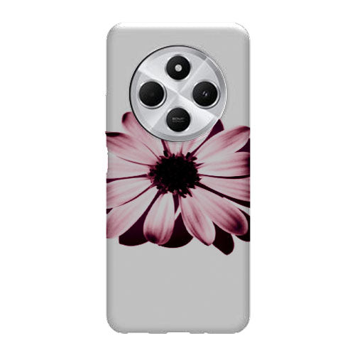 Coque Xiaomi Redmi 14C Daisy Burgundi | Housse silicone, antichocs, protection optimale - Motif floral Jaune