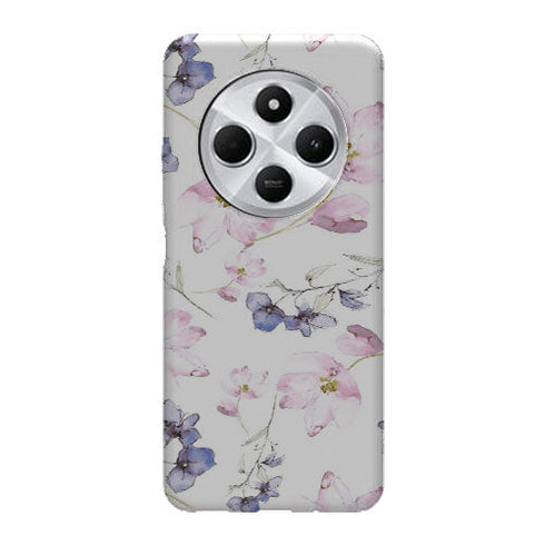 Coque Xiaomi Redmi 14C fleurs aquarelles | Housse silicone, antichocs, protection optimale - Motif floral Pastel