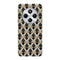 Coque pour Xiaomi Redmi 14C Glitter triangles in gold black and nude