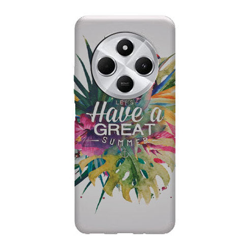 Coque Xiaomi Redmi 14C Great Summer | Housse silicone, antichocs, protection optimale - Motif floral