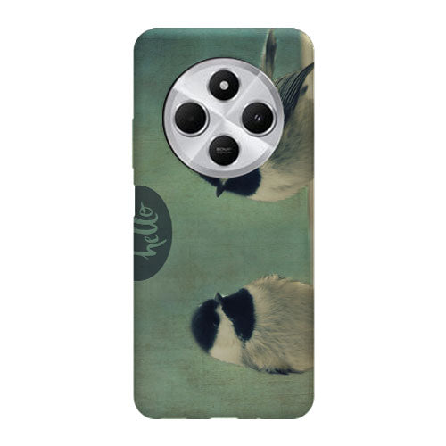 Coque Xiaomi Redmi 14C Hello Birds | Housse silicone, antichocs, protection optimale - Motif floral Oiseaux