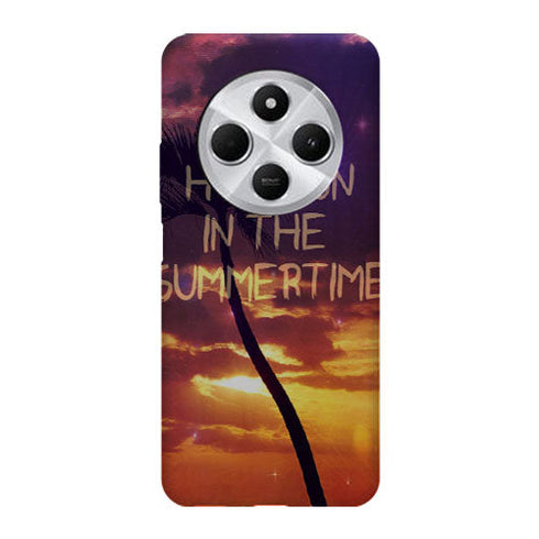 Coque Xiaomi Redmi 14C Hot Fun in The Summertime | Housse silicone, antichocs, protection optimale - Motif floral