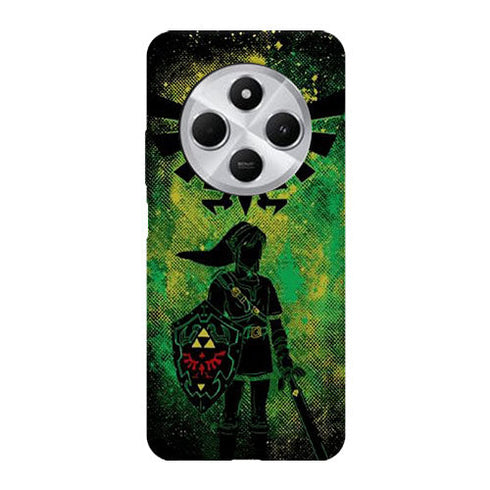 Coque Xiaomi Redmi 14C Hyrule art | Housse silicone, Protection optimale - Motif Jeux video Gaming