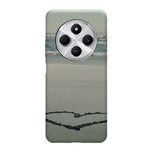 Coque Xiaomi Redmi 14C I Heart the Beach | Housse silicone, antichocs, protection optimale - Motif floral sur la Plage