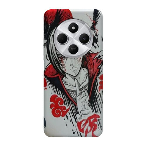 Coque Xiaomi Redmi 14C itachi blood eyes raven akatsuki