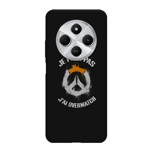 Coque Xiaomi Redmi 14C Je peux pas j'ai Overwatch | Housse silicone, Protection optimale - Motif Jeux video Gaming