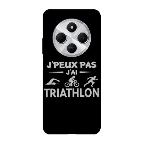 Coque Xiaomi Redmi 14C Je peux pas j'ai Triathlon