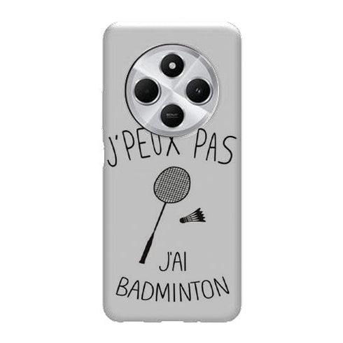 Coque Xiaomi Redmi 14C Je peux pas j'ai Badminton