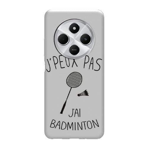 Coque Xiaomi Redmi 14C Je peux pas j'ai Badminton