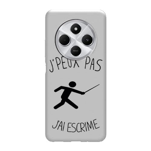 Coque Xiaomi Redmi 14C Je peux pas j'ai Escrime