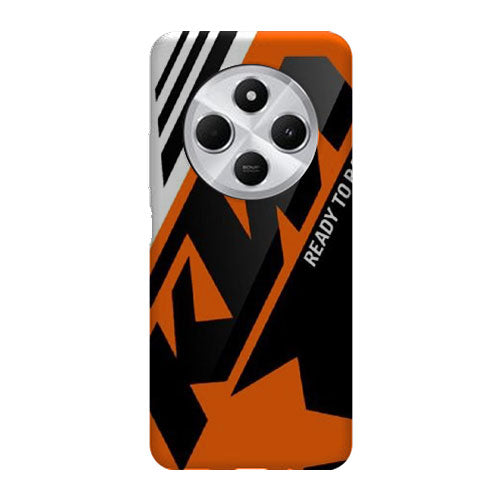 coque telephone Redmi 14C originale KTM Racing Orange and Black