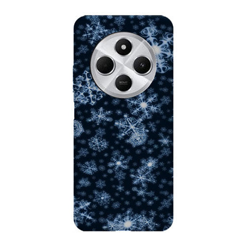Coque Xiaomi Redmi 14C Let it Snow | Housse silicone, antichocs, protection optimale - Motif floral Neige