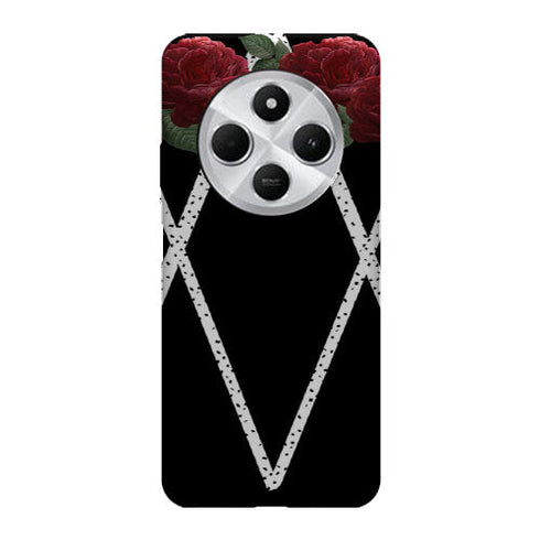 Coque Xiaomi Redmi 14C Ltflow | Housse silicone, antichocs, protection optimale - Motif floral