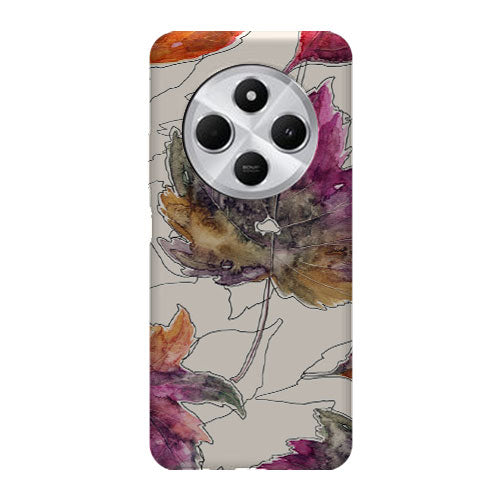 Coque Xiaomi Redmi 14C Mapple Pattern | Housse silicone, antichocs, protection optimale - Motif floral