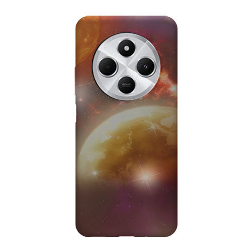Coque Xiaomi Redmi 14C New Solar System | Housse silicone, antichocs, protection optimale - Motif floral