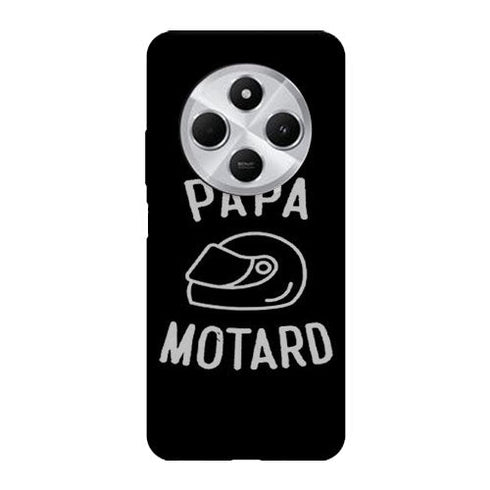 Coque Xiaomi Redmi 14C Papa Motard Passion