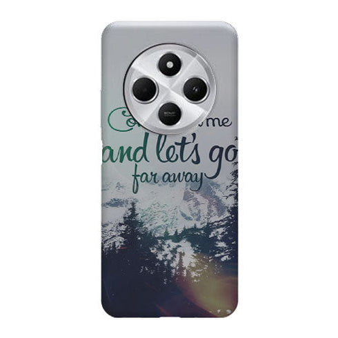 Coque Xiaomi Redmi 14C Snow | Housse silicone, antichocs, protection optimale - Motif floral