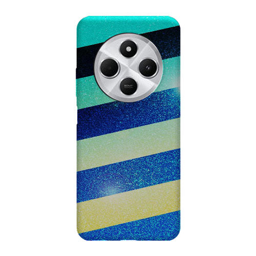 Coque pour Xiaomi Redmi 14C Striped colorful glitter