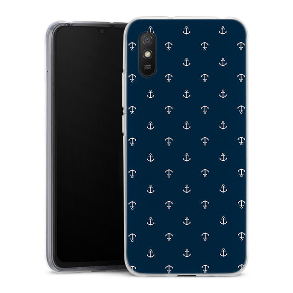 Coque pour Xiaomi Redmi 9A Ancre Blue Marine