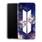 Coque Xiaomi Redmi 9A BTS Army galaxy fleurs | Housse silicone, antichocs, protection optimale - Motif floral